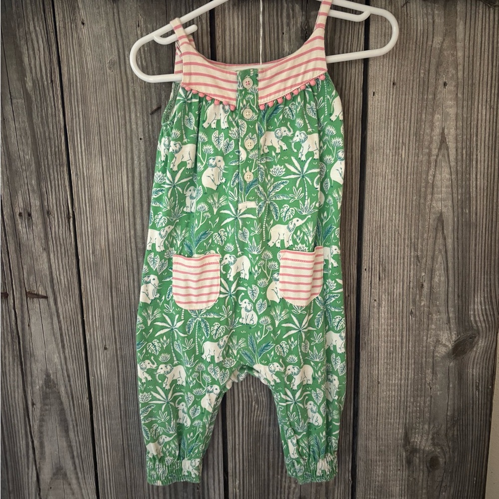 Mini Boden safari jumpsuit, 9-12 months